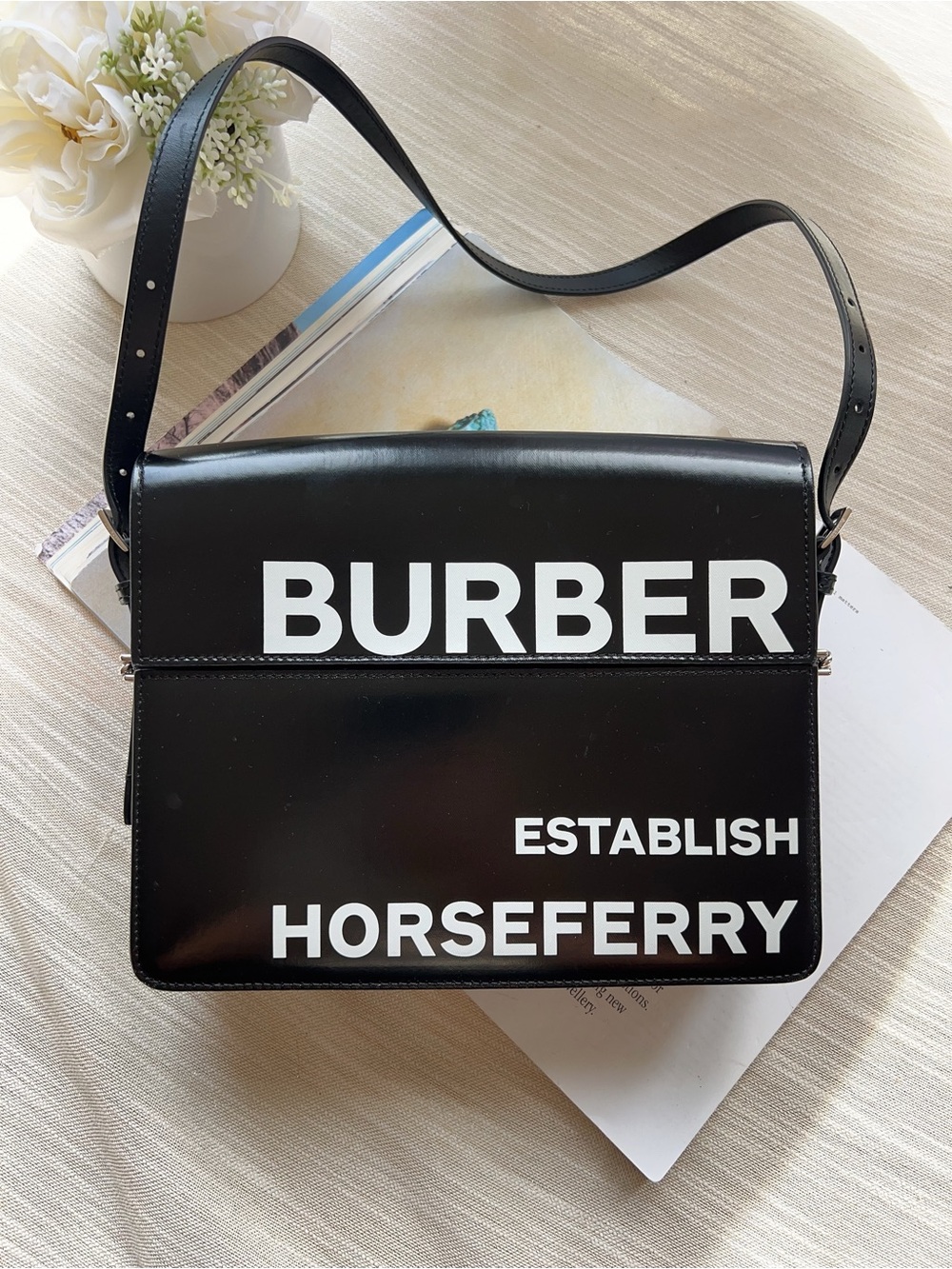 Burberry Grace Small Shoulder Crossbody Bag Black